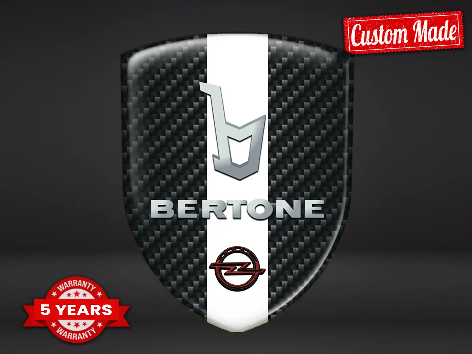 Bertone Silikonsticker Hochwertig Professionell Anpassbar